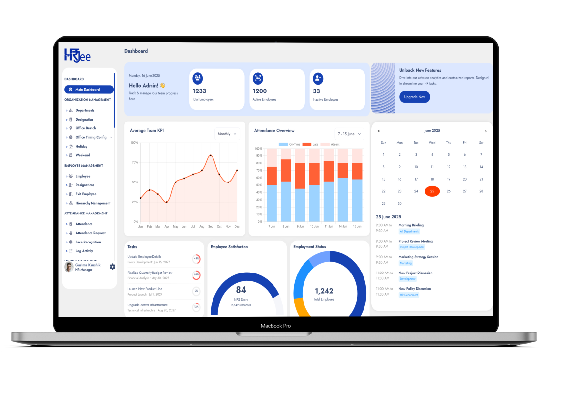 HRJee Dashboard