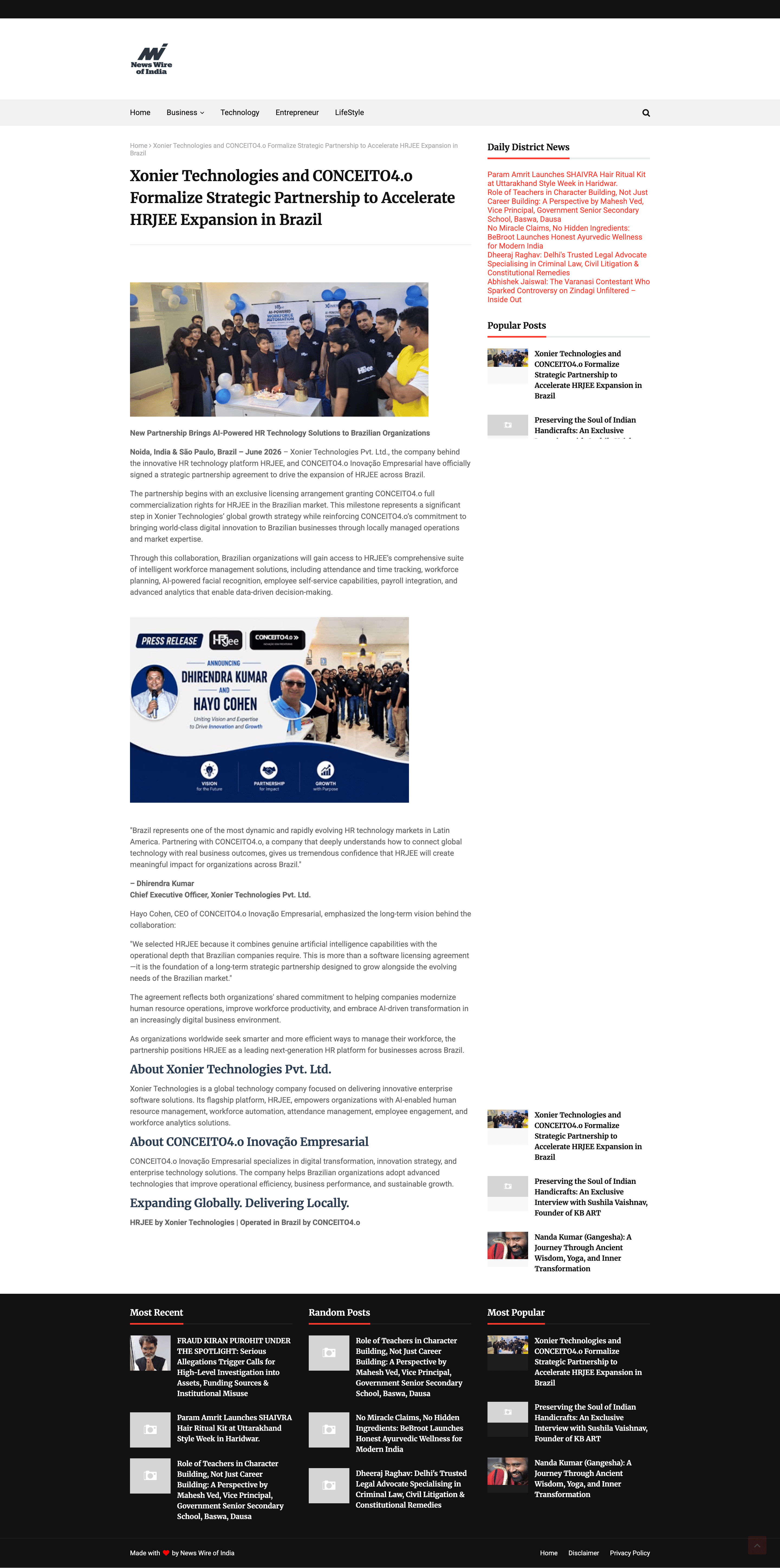 newswireofindia